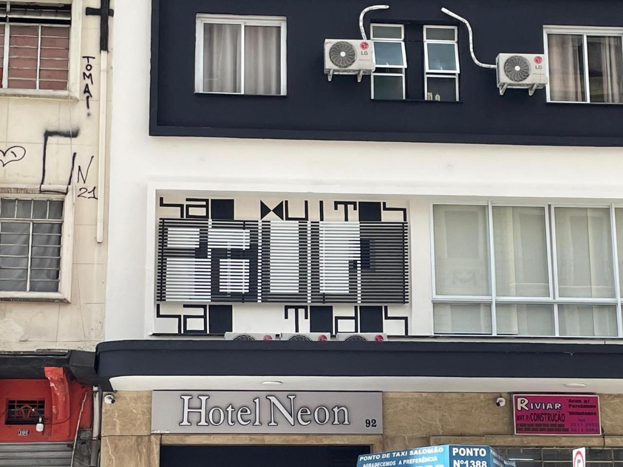 Hotel Neon - Proximo A 25 De Marco, Bom Retiro E Bras, A 2Min Do Mirante Sampa Sky E Pista De Skate Anhangabau ساو باولو المظهر الخارجي الصورة